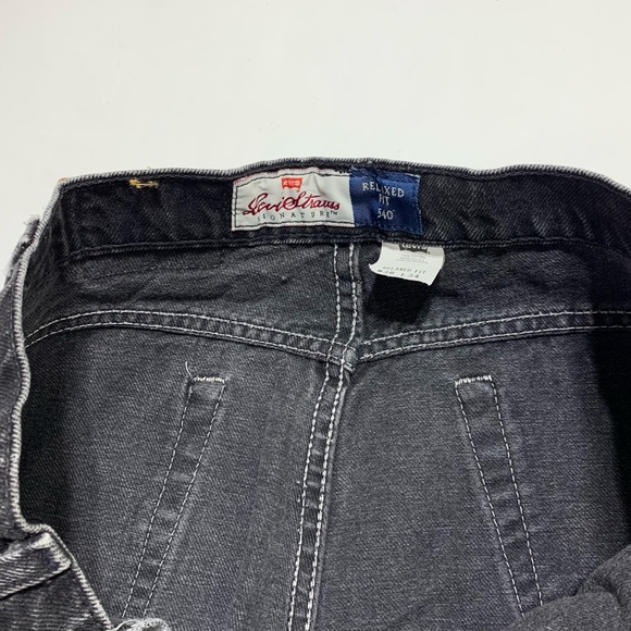 Vintage 90’s Levi’s 540 Relaxed Fit Made in USA Black Worn Jeans Mens 38 x 34 - Picture 8 of 9